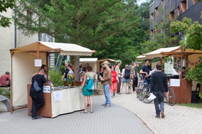 Hochschulinformationstag im Juni 2022 auf dem Waldcampus (Foto: HNEESarah Trunk)