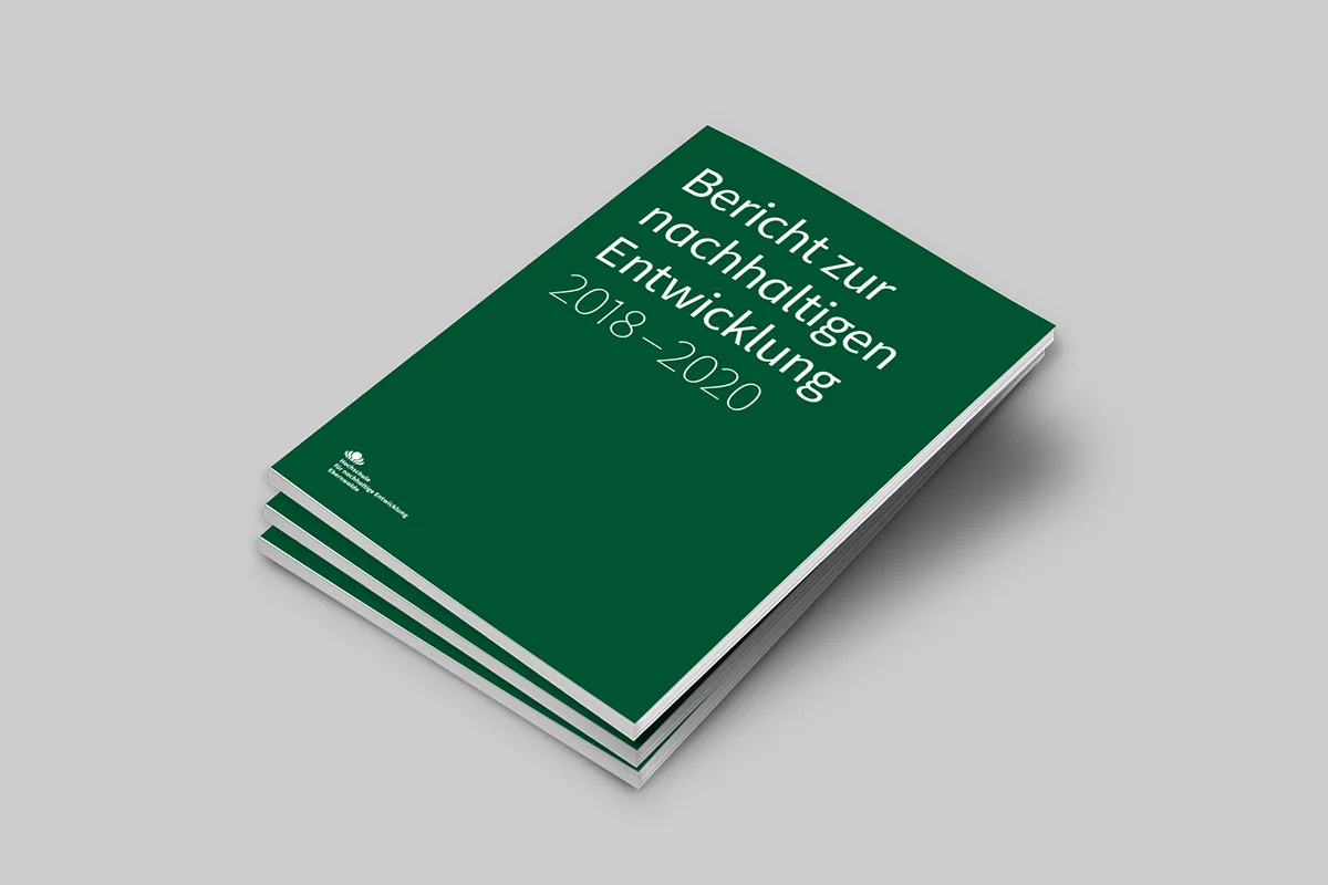 HNEE Sustainability report Cover picture HNEE Sustainability report