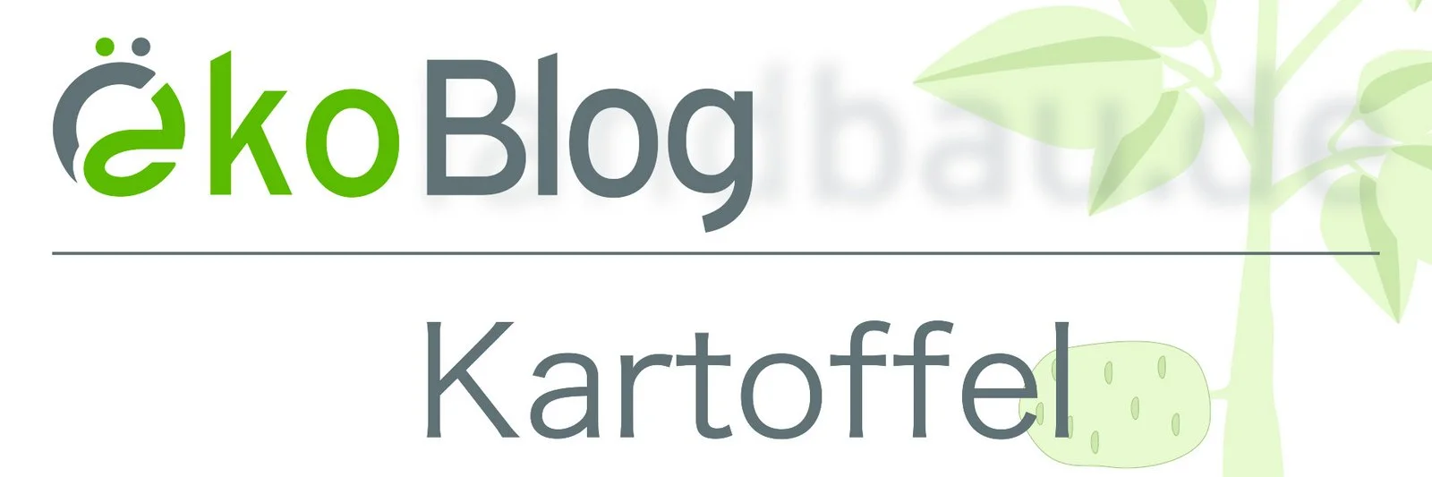 Banner Öko Kartoffelblog Banner Öko Kartoffelblog